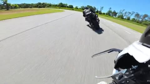 I ALMOST CRASHED DRAGGING KNEE!