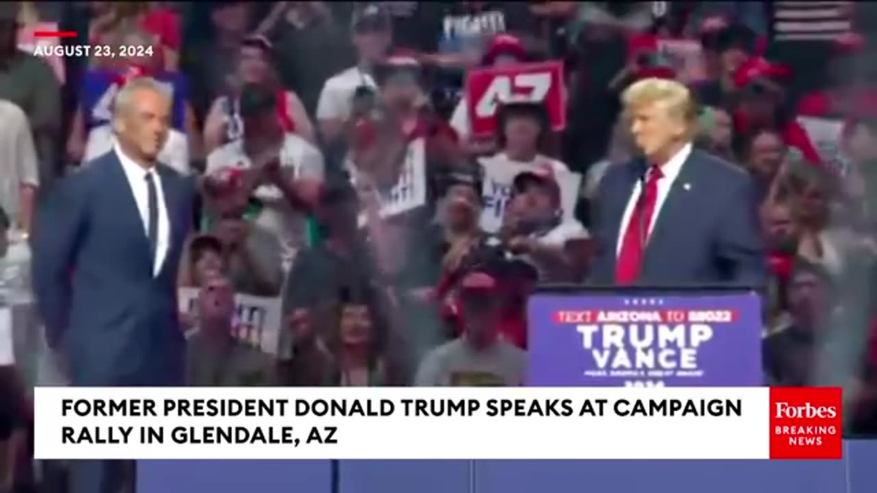 RFK Jr. Joins Trump At Arizona Campaign Rally To Encourage Voters To Vote For Him