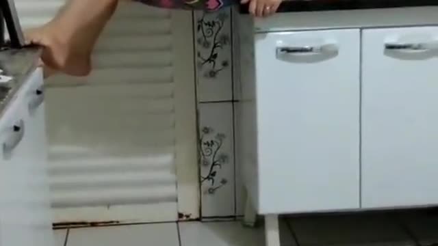 the blond got nervous