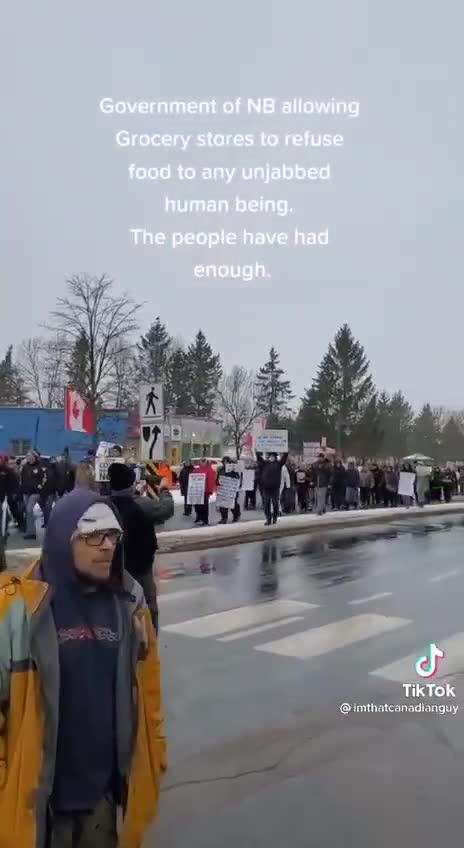 Vid: Canada Bans UNVAXXED From Buying Food