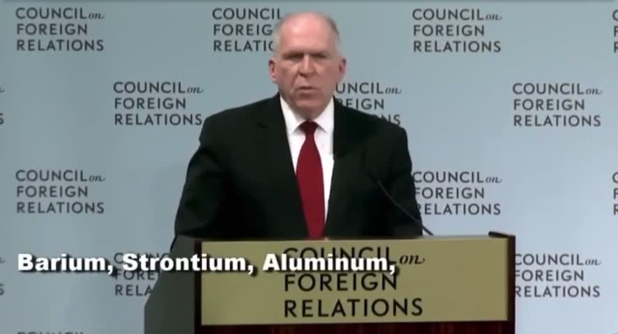 John Brennan while CIA Director ChemTrails, S.A.I..