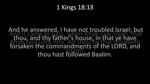 KJV Bible 1st Kings Chapter 18