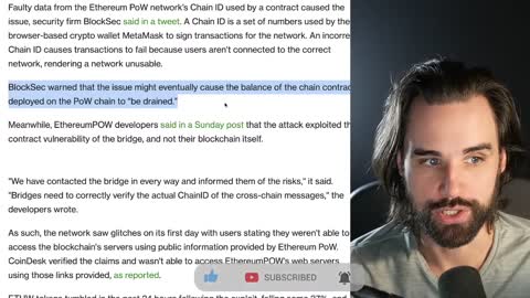 🔴New Ethereum Fork Exploited by Replay Attacks!