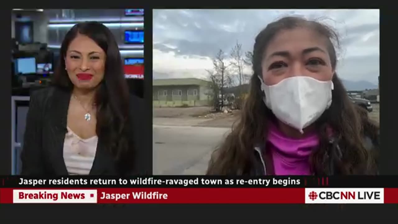 'The burnt smell is in the air,' returning Jasper resident says