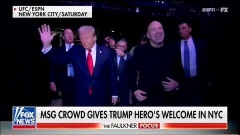 Trump Rocks UFC Event in Madison Square Garden