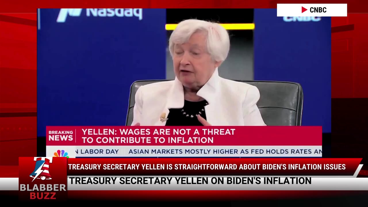 Treasury Secretary Yellen Is Straightforward About Biden's Inflation Issues