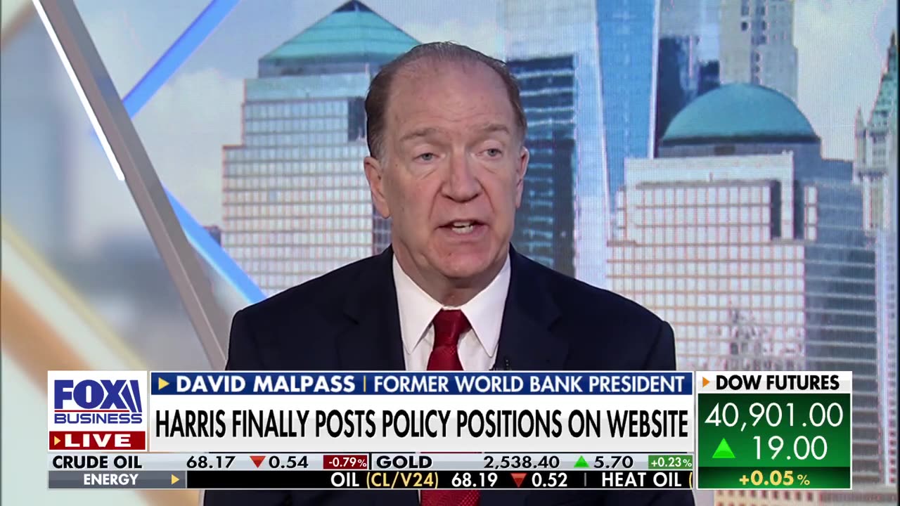 This has been ‘catastrophic’ for America, David Malpass warns