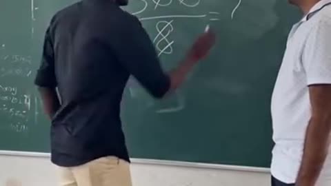 Funny Indian teacher and student