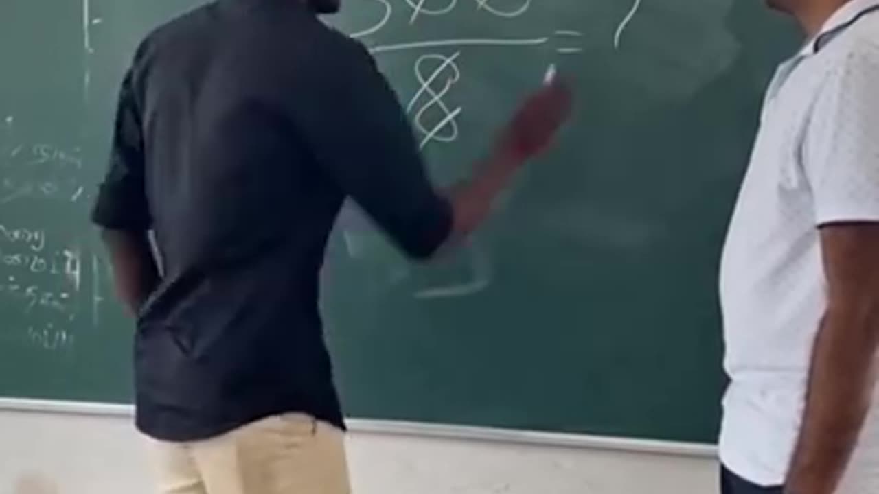 Funny Indian teacher and student