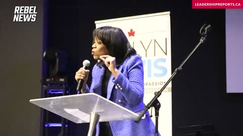 FULL SPEECH: Dr. Leslyn Lewis' speaks to supporters in Calgary, Alberta