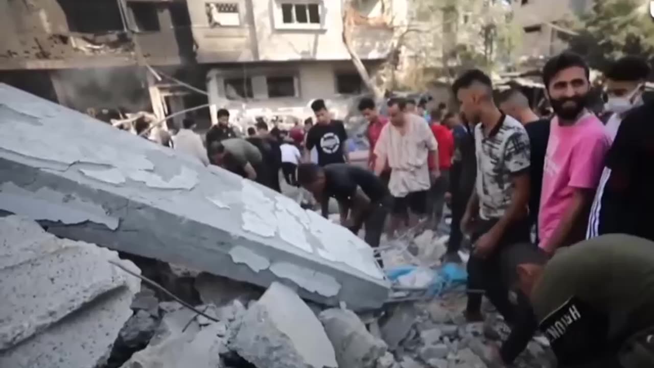 Israeli airstrikes on Al Nuseirat refugee camp