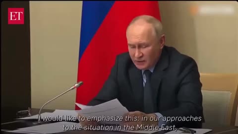 Putin’s Response To The Situation In The Middle East