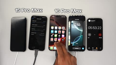 iPhone 16 Pro Max vs 15 Pro Max: Battery Charging Test!