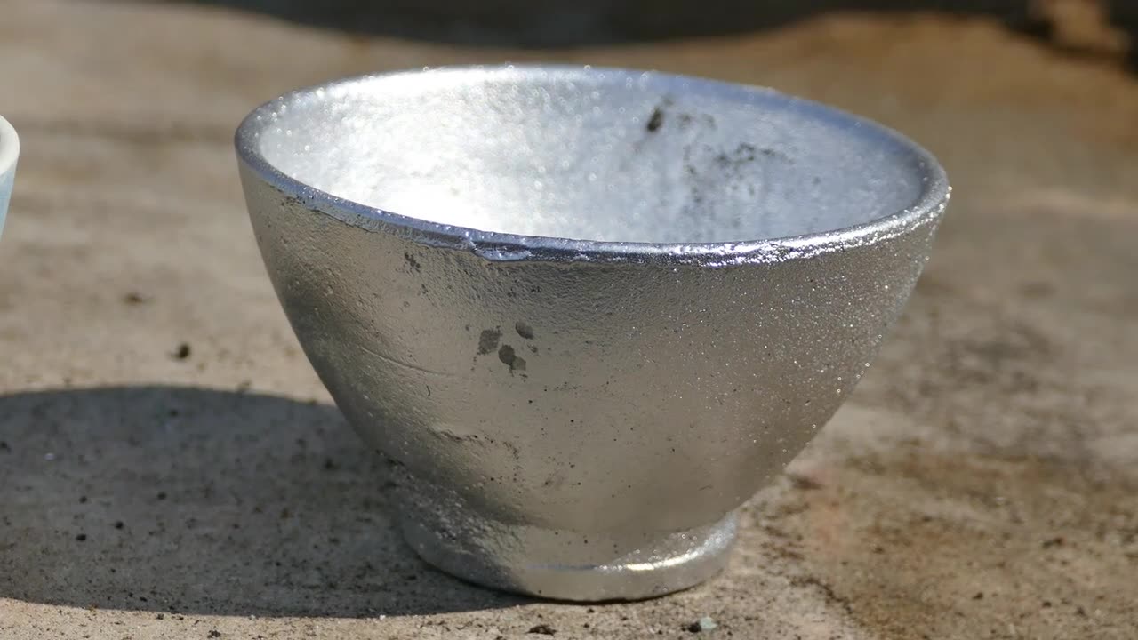 Metal Casting - Aluminum Bowl Casting Using Sand Mold