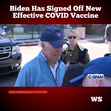 Biden says he has signed off on new effective COVID vaccine