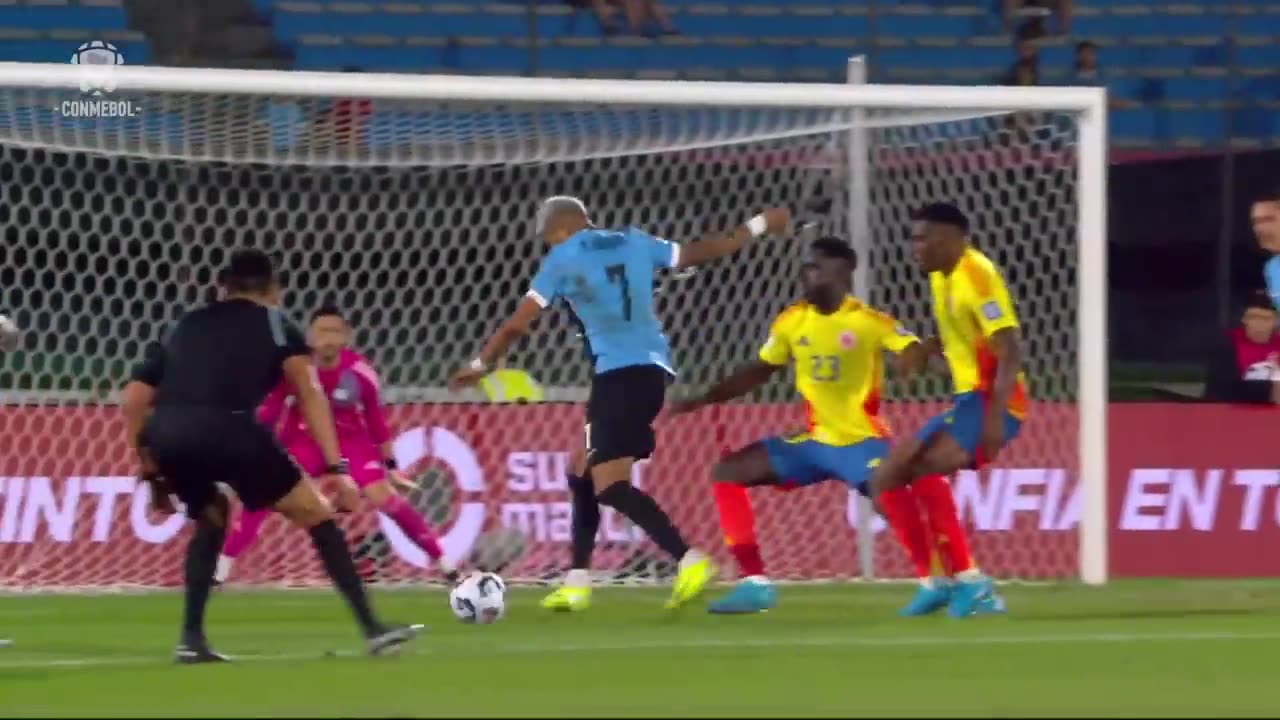 URUGUAY vs. COLOMBIA [3-2] RESUMEN ELIMINATORIAS SUDAMERICANAS FECHA 11