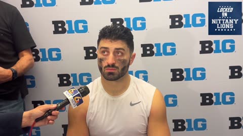 Penn State LB Dom DeLuca talks 45-37 loss to Oregon in the Big Ten Championship