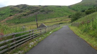 Path under road. Lake district. GoPro.