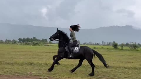 horse racing girl