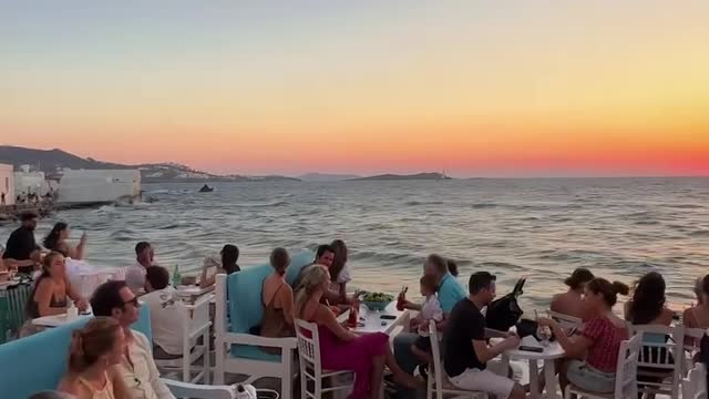 Restaurant by the sea