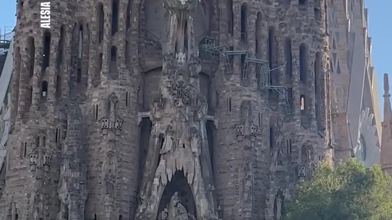 Even money can't buy this view in Barcelona towards Sagrada Familia