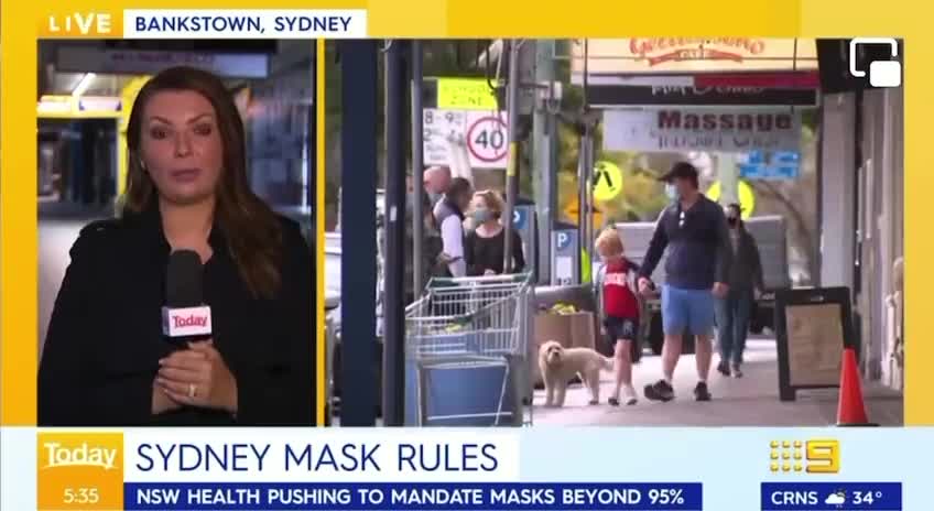 Australia CovidTyranny - 50 -Government still want people wearing masks even after reaching 95% jab