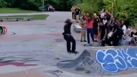 happy skateboarding