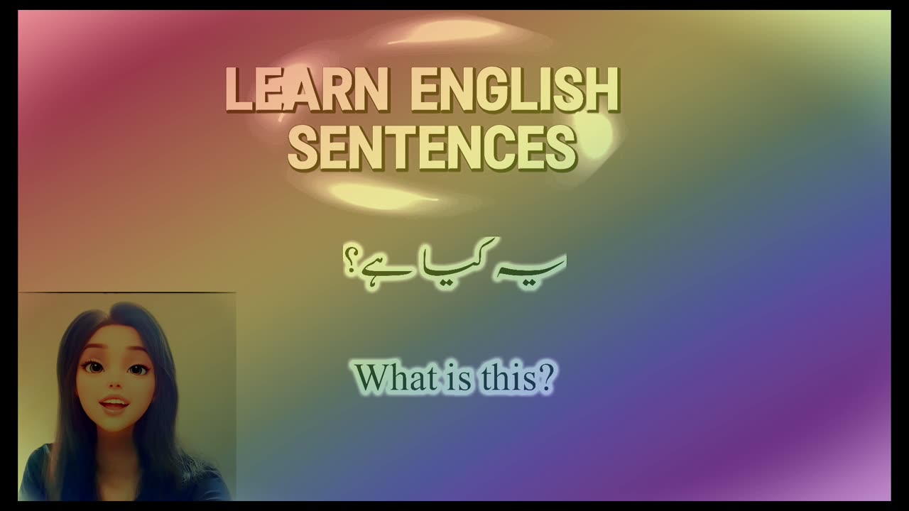 Learn english sentences