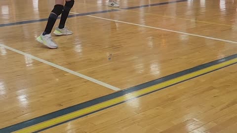 Layla's serve on a roll