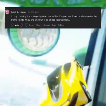 Ask Reddit: People who stop one or two car lengths behind the white line at a stop light why?