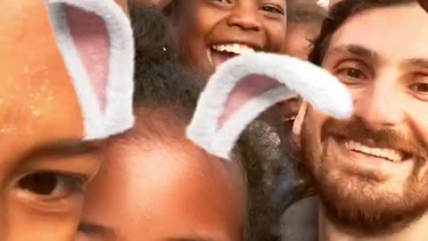 Kids in Madagascar See Fun Filters for the First Time