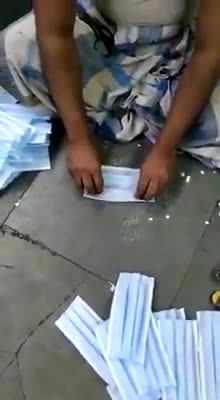 👁👇Here's where and how "protective" § "sterile" 😷 masks are made❗️