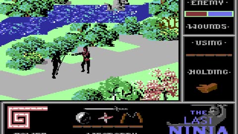 The Last Ninja Longplay (C64) [QHD]