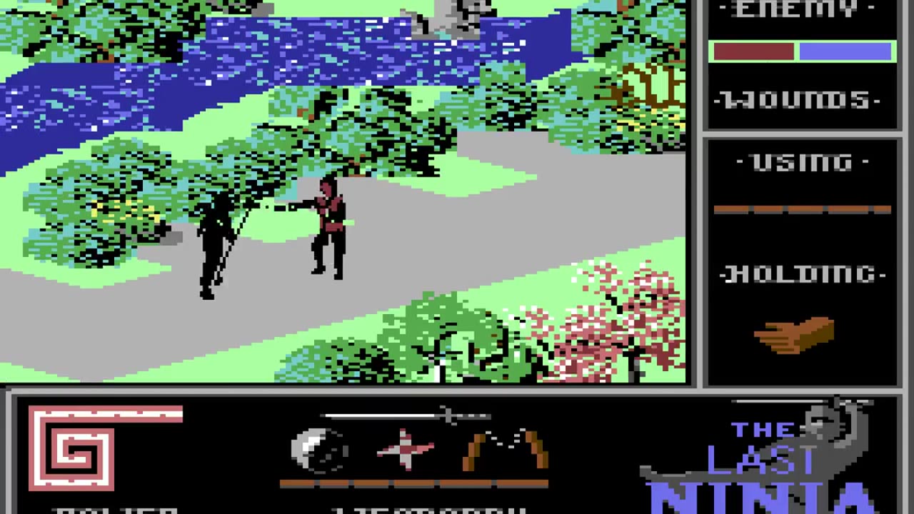 The Last Ninja Longplay (C64) [QHD]
