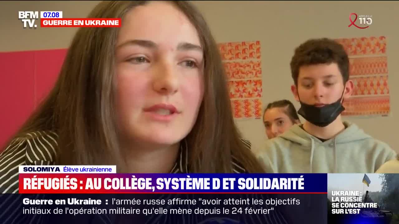 « Ici les maths c’est beaucoup plus facile qu’en Ukraine »