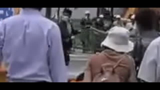 "Assassination" of Shinzo Abe: Reaction of the Secret Service guys