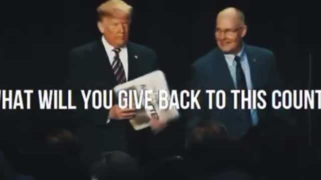 President Trump "Never give up!"