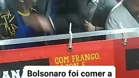 bolsonaro indo fazer uma refeicao na batata de marechal hermes