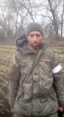 Tears of the captured Russian commander