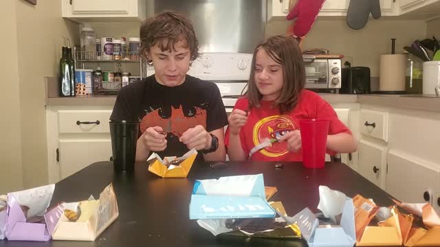 Lily and Pattrik Try: Lily Chocolate Bars