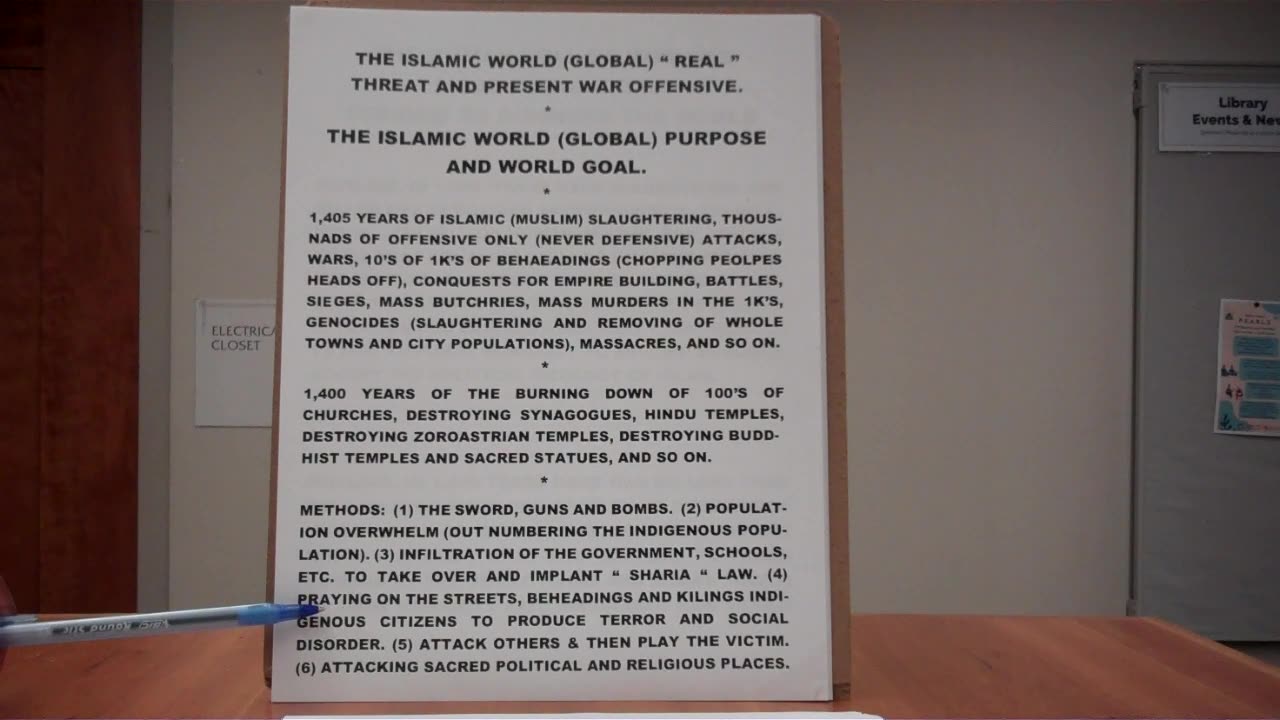 ISLAM's New World Order: ISLAM's World War Against Humanity. According to "Koran".