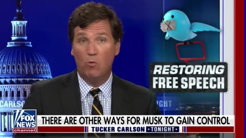 Tucker SLAMS Critics Of Free Speech That Call Elon's Takeover Of Twitter A Danger To Democracy