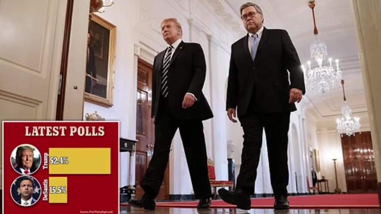 FORMER AG BILL BARR THREATENS TO JUMP OFF A BRIDGE IF TRUMP WINS 2024 NOMINATION