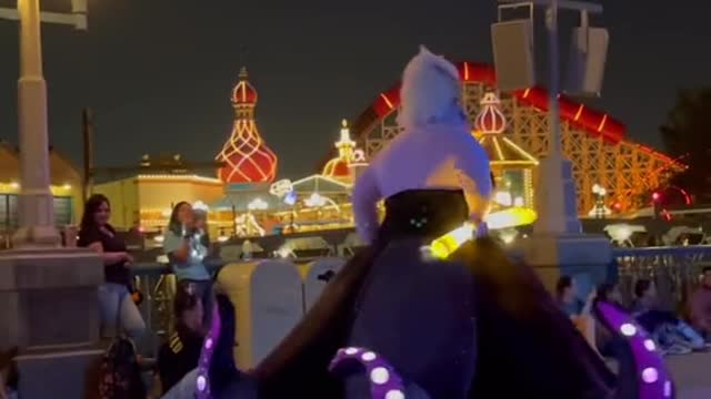 You can see Ursula at theFrightfully Fun Parade!