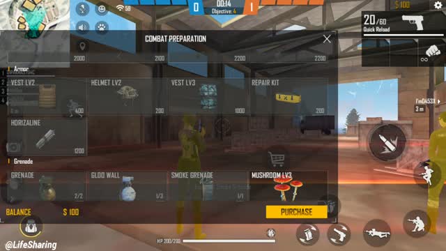 Ultimate And Warrior In Garena Free Fire Mobile Gameplay