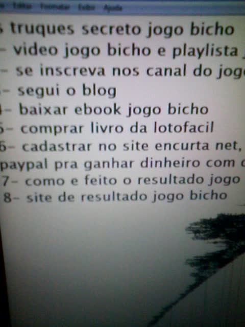 Aprendendo a jogar no bicho pt10