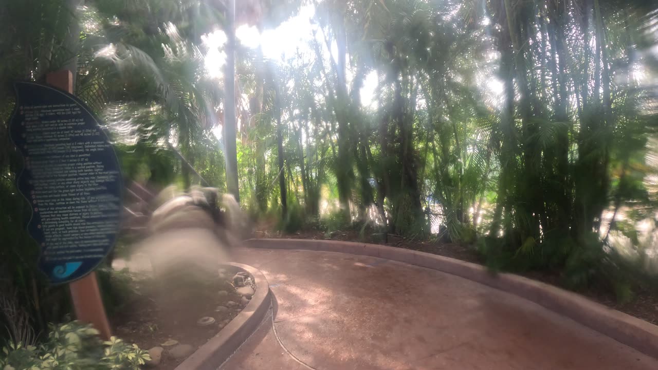 Beautiful walkway Scenery in Aquatica