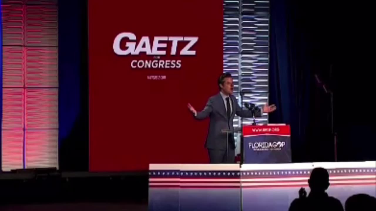 Matt Gaetz speaking at #Florida Freedom Summit.