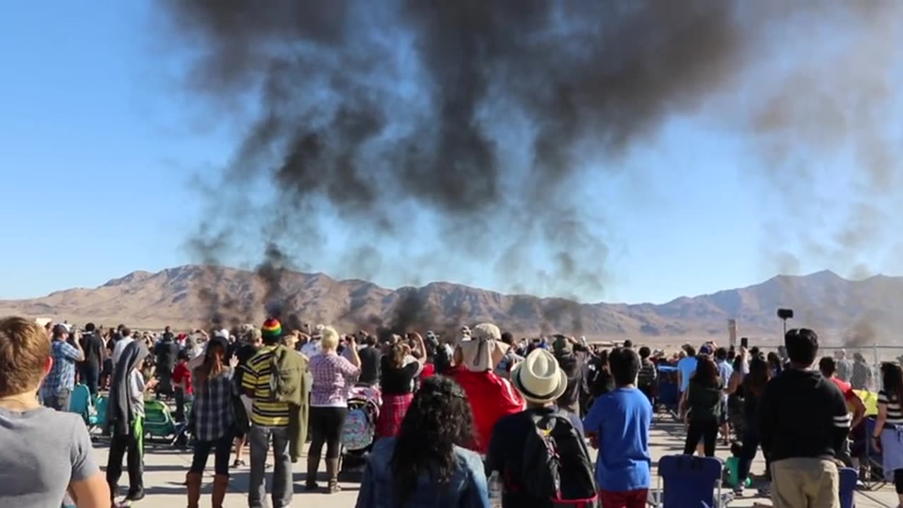 Action at Nellis Air Force bace.