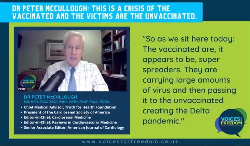 Pandemic of the VACCINATED!!! Dr. Mccullough